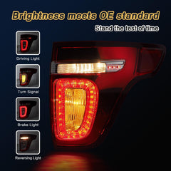 STRAUTOS tail light installed on 2013 Ford Explorer showing restored appearance benefit