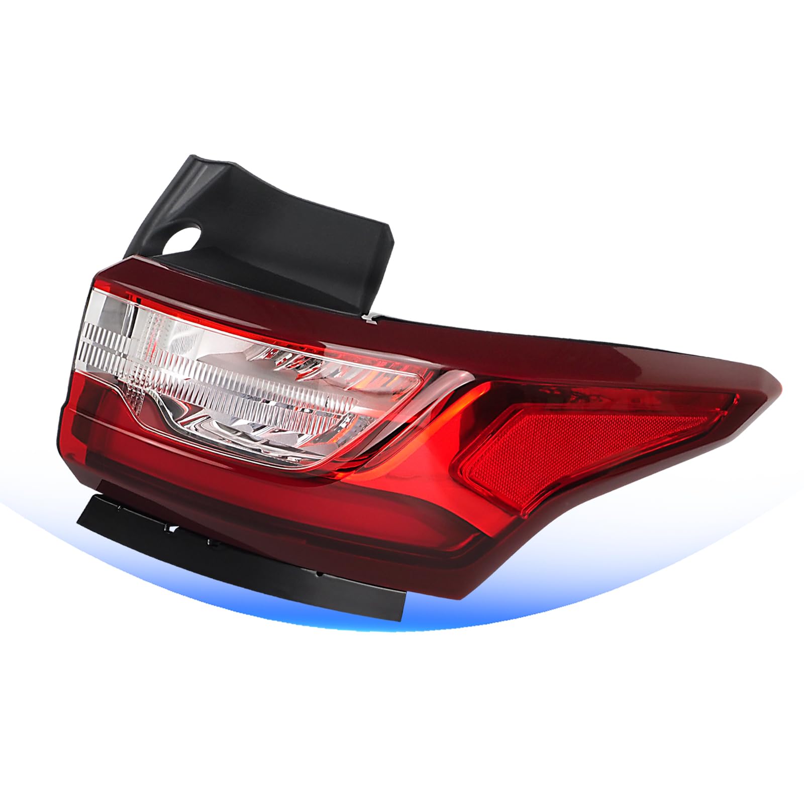 STRECOS front view of right tail light showing exact fit and finish