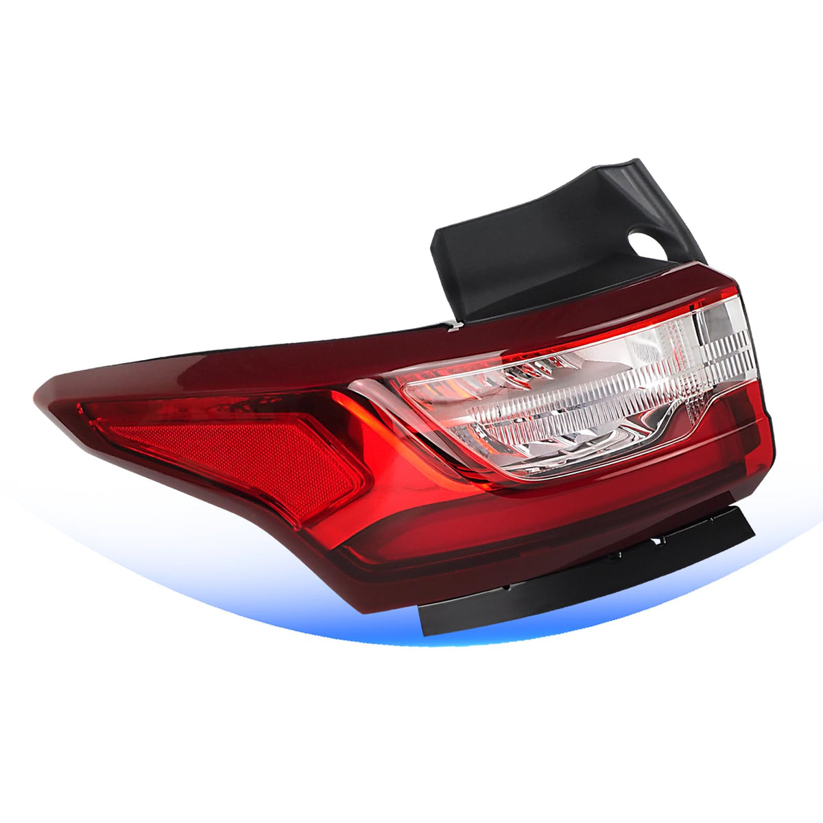 STRECOS left tail light front view showing clean fit and improved visibility
