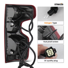 STRECOS back view with connector and harness for fast plug-and-play installation