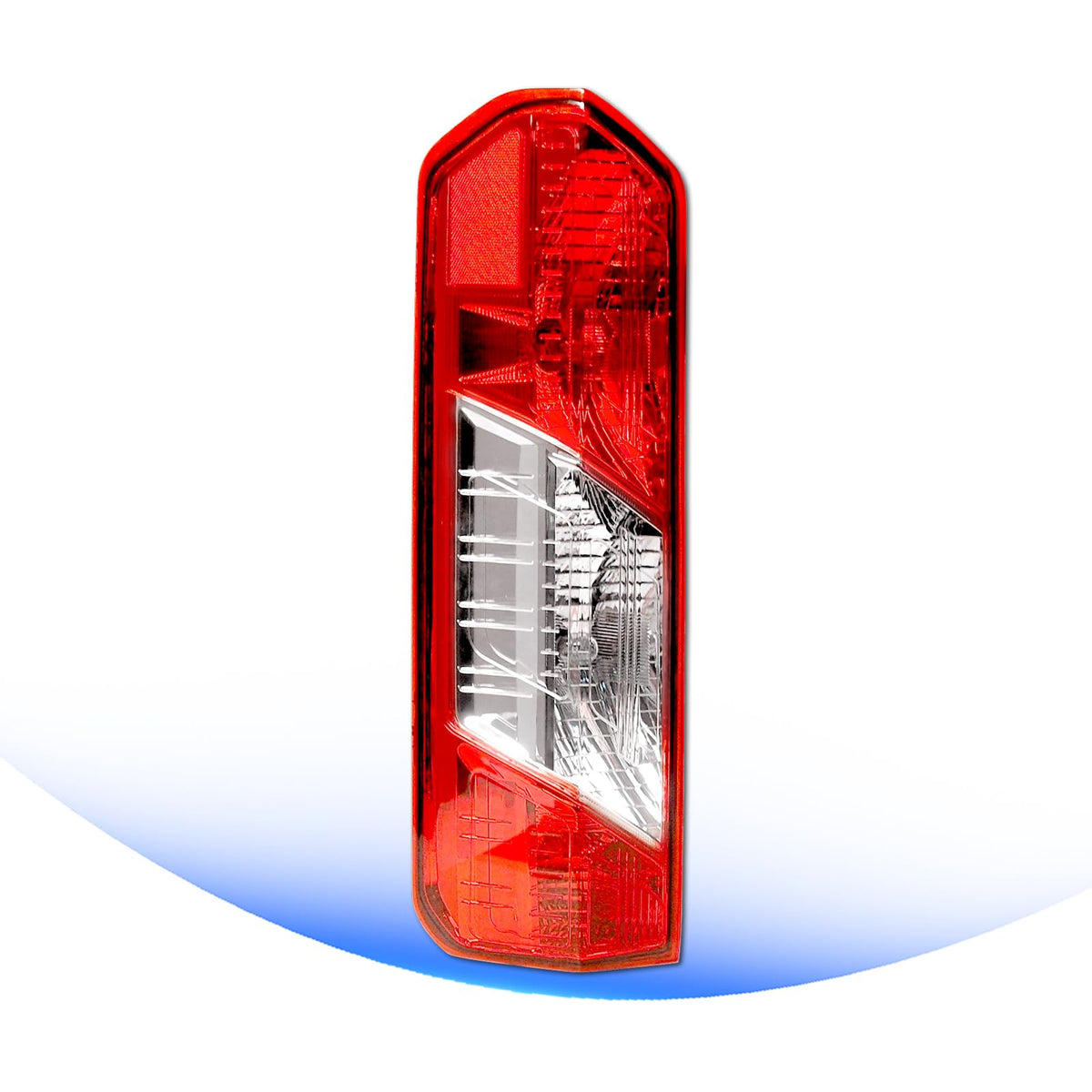 STRECOS front view tail light showing exact OEM fit and improved safety