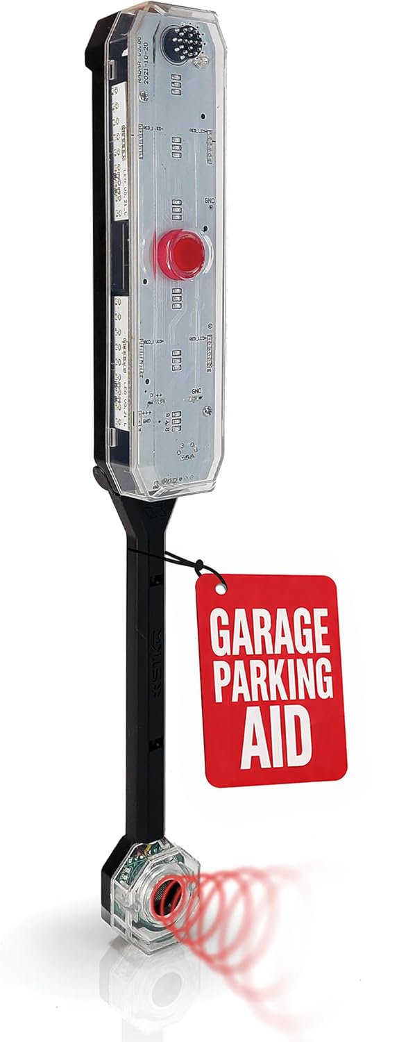 Striker front view of side parking sensor showing compact design and easy mount benefit