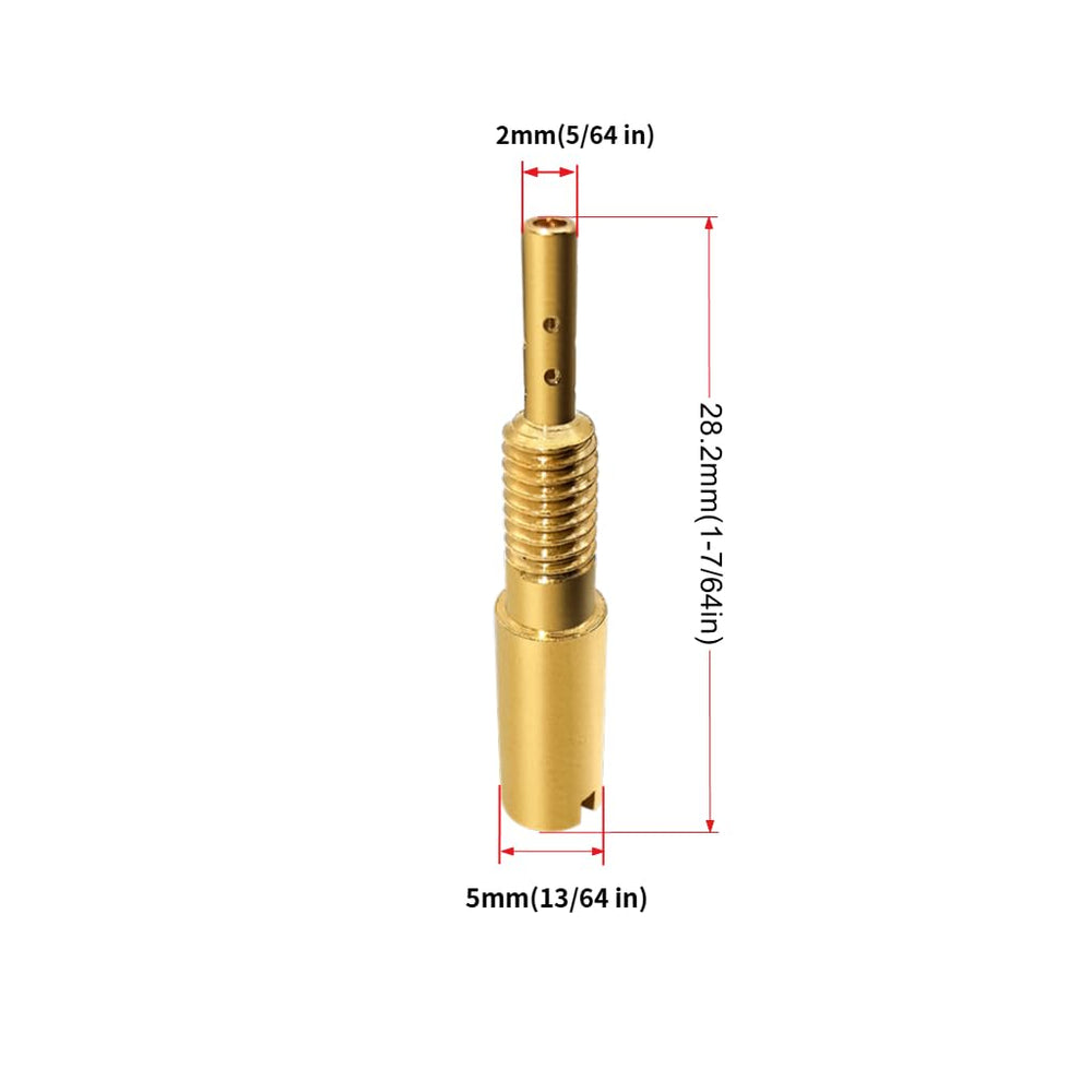 Strongthium jets next to ruler showing size range for correct choice