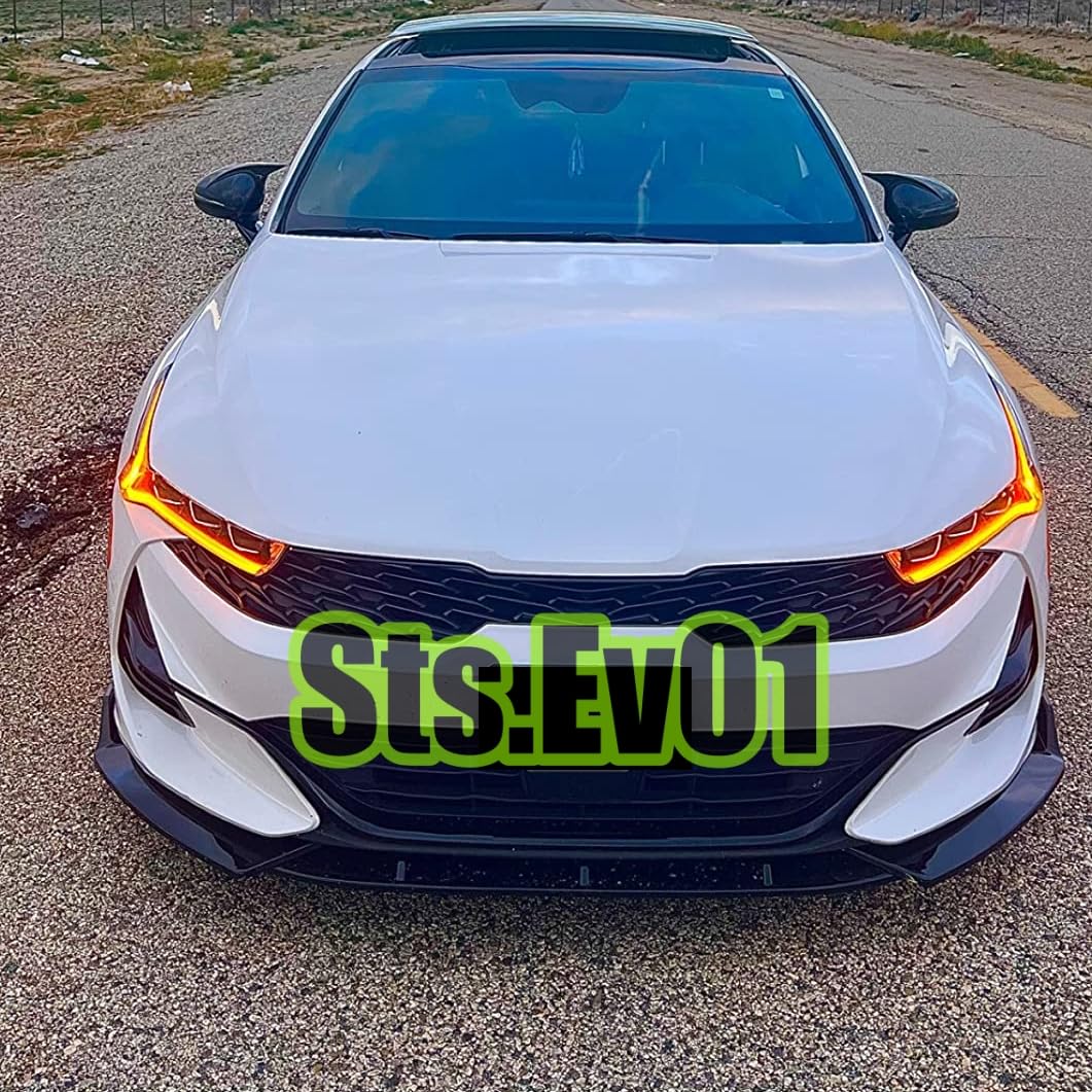 Sts.Ev01 painted finish detail on K5 front lip for seamless factory-style match