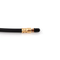 Sturdy Built close-up of brass swivel fitting highlighting corrosion resistance and leak prevention
