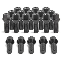 SUCOSO front view of 20-piece lug bolt set showing full kit and benefit of complete replacement