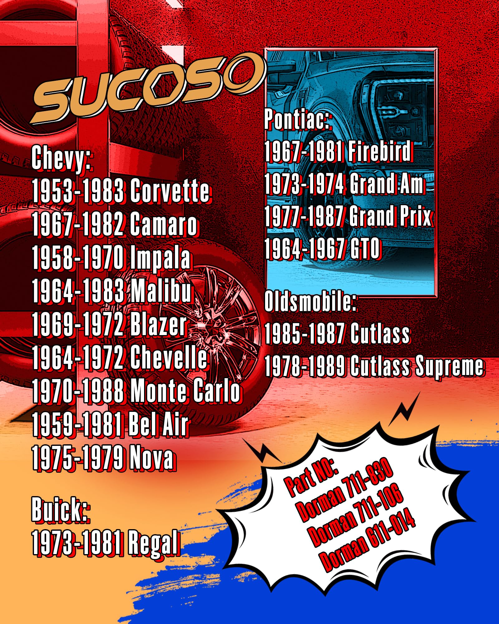 SUCOSO open-end profile highlighting 0.63 inch length to engage more threads