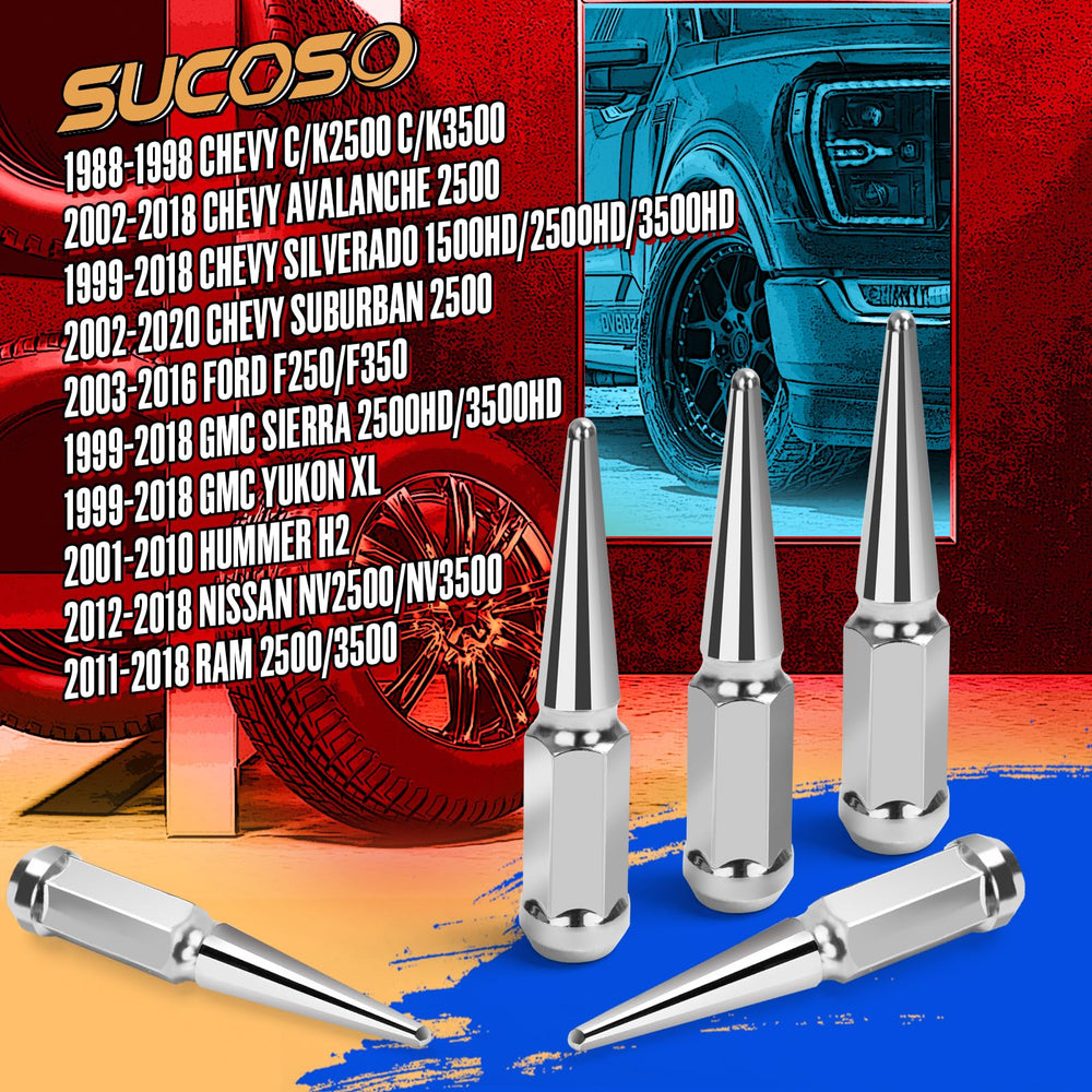 SUCOSO side profile showing 4.4 inch length and clear M14x1.5 threading benefit