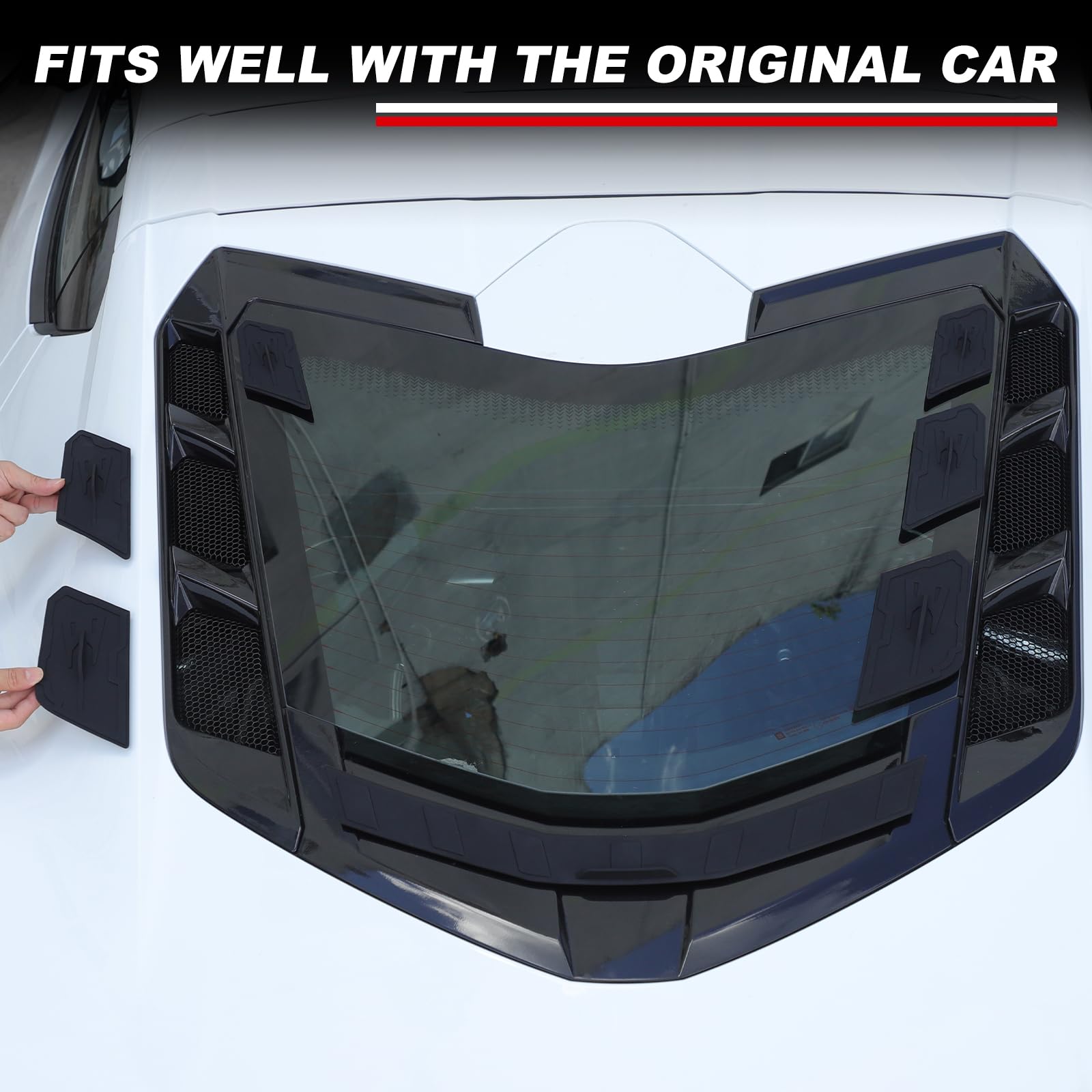 Suetlcoity center spoiler insert detail demonstrating precise fit