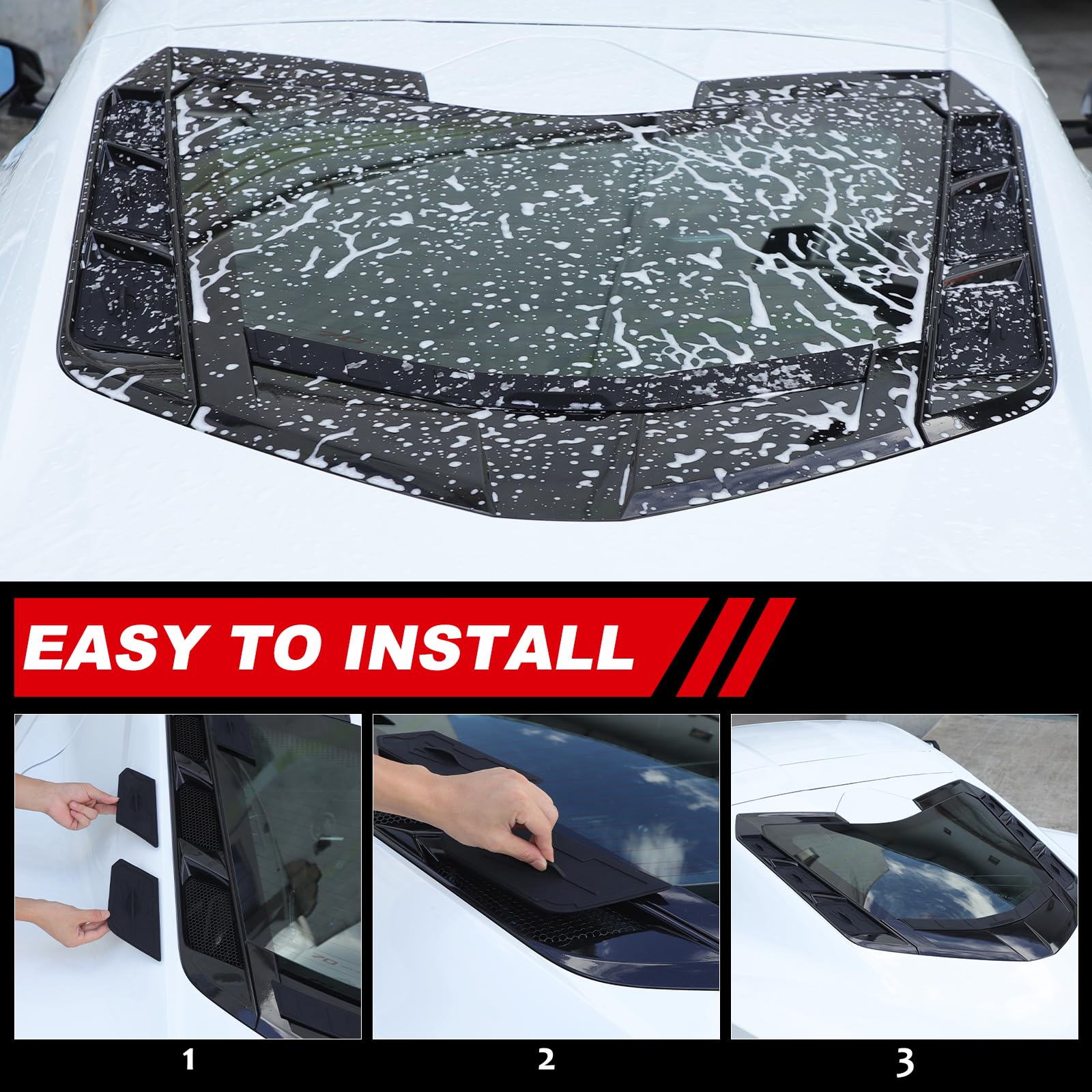 Suetlcoity compact stored vent blocks in trunk for easy transport