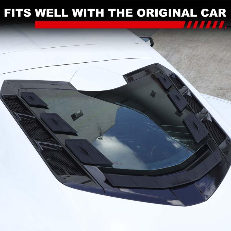 Suetlcoity vent covers protecting rear during car wash and spray
