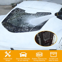 Suetlcoity installed on Corvette C8 rear hatch protecting engine bay