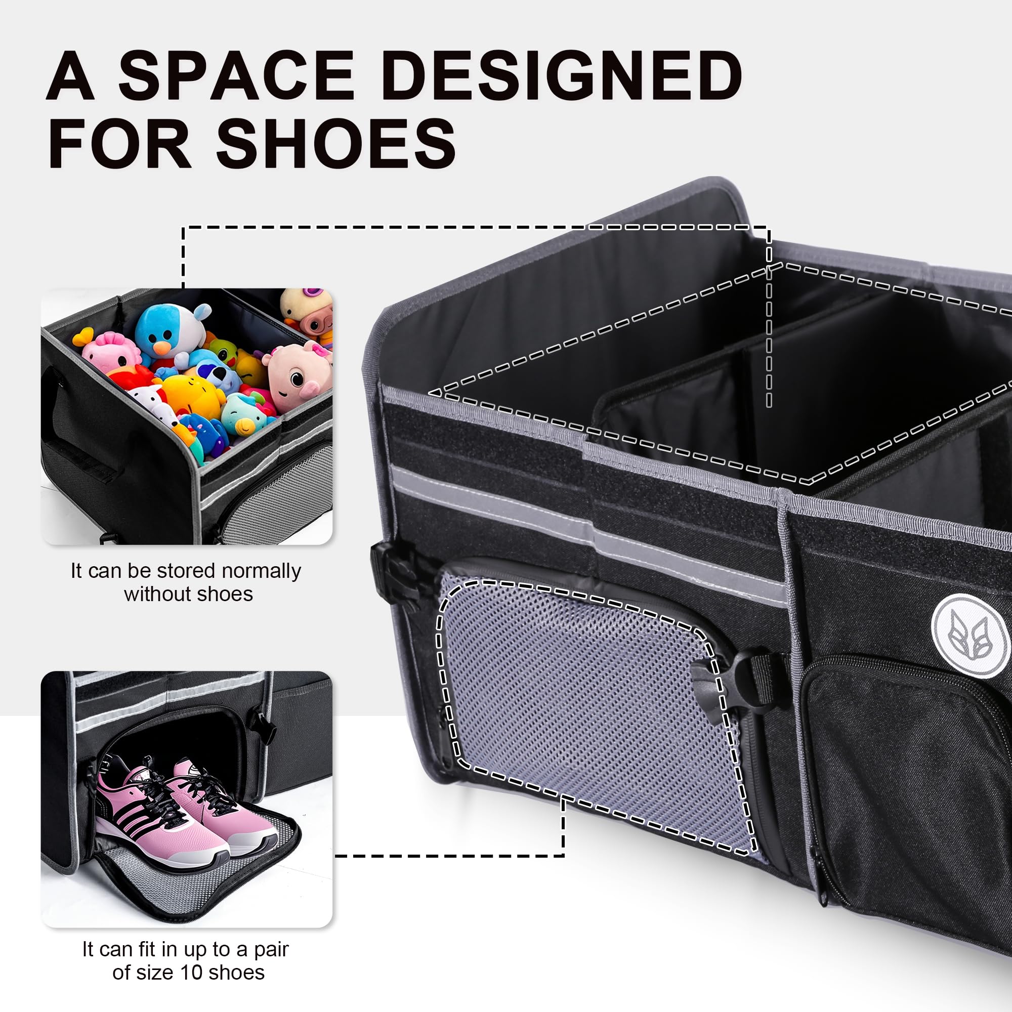 SugarFox showing 26L ice pack inserted to keep drinks and snacks chilled longer
