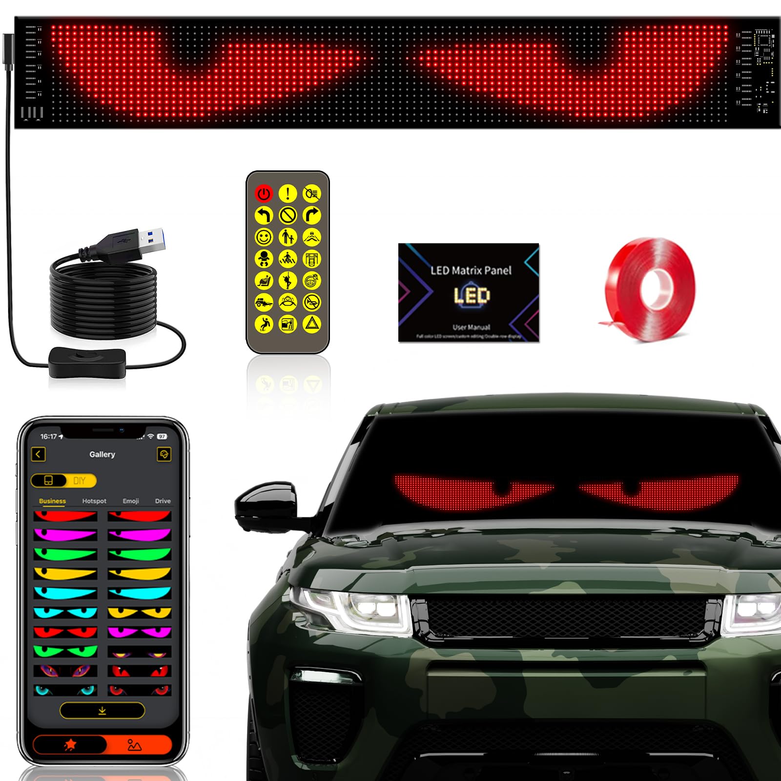sulmeyhub Devil's Eye front panel showing full display and branding for bold visibility