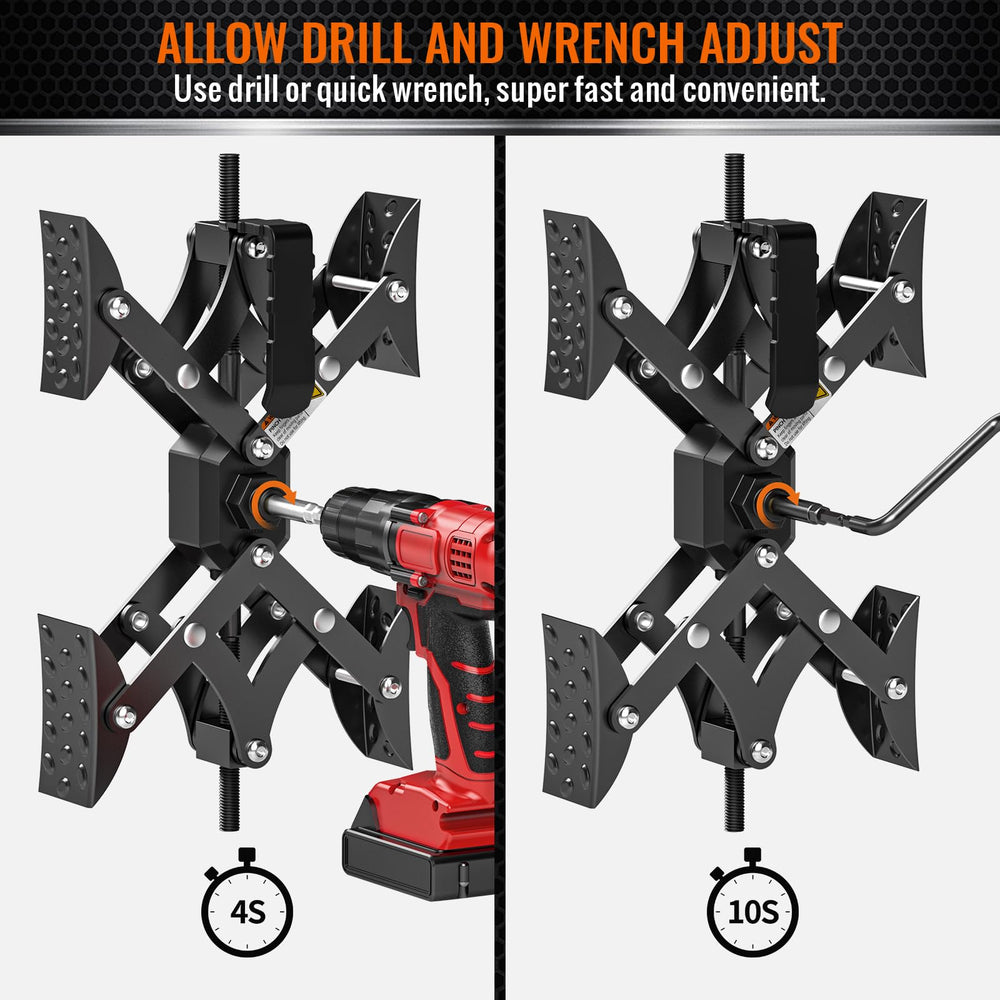 Sulythw close-up of ribbed pedal showing grip and tire protection
