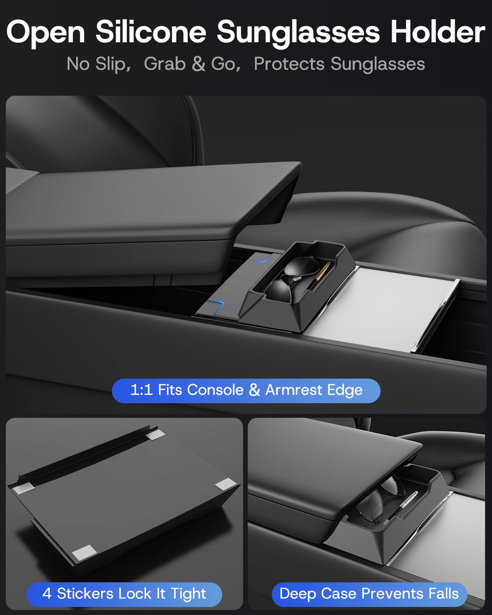 SUMK silicone liner texture close-up reducing rattle and cushioning items