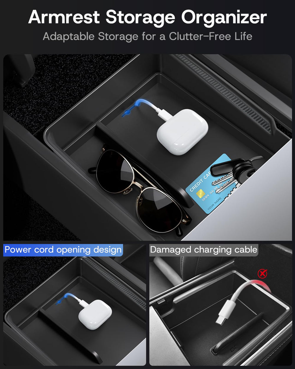 SUMK wireless charging pad detail ultra-thin surface for reliable charging