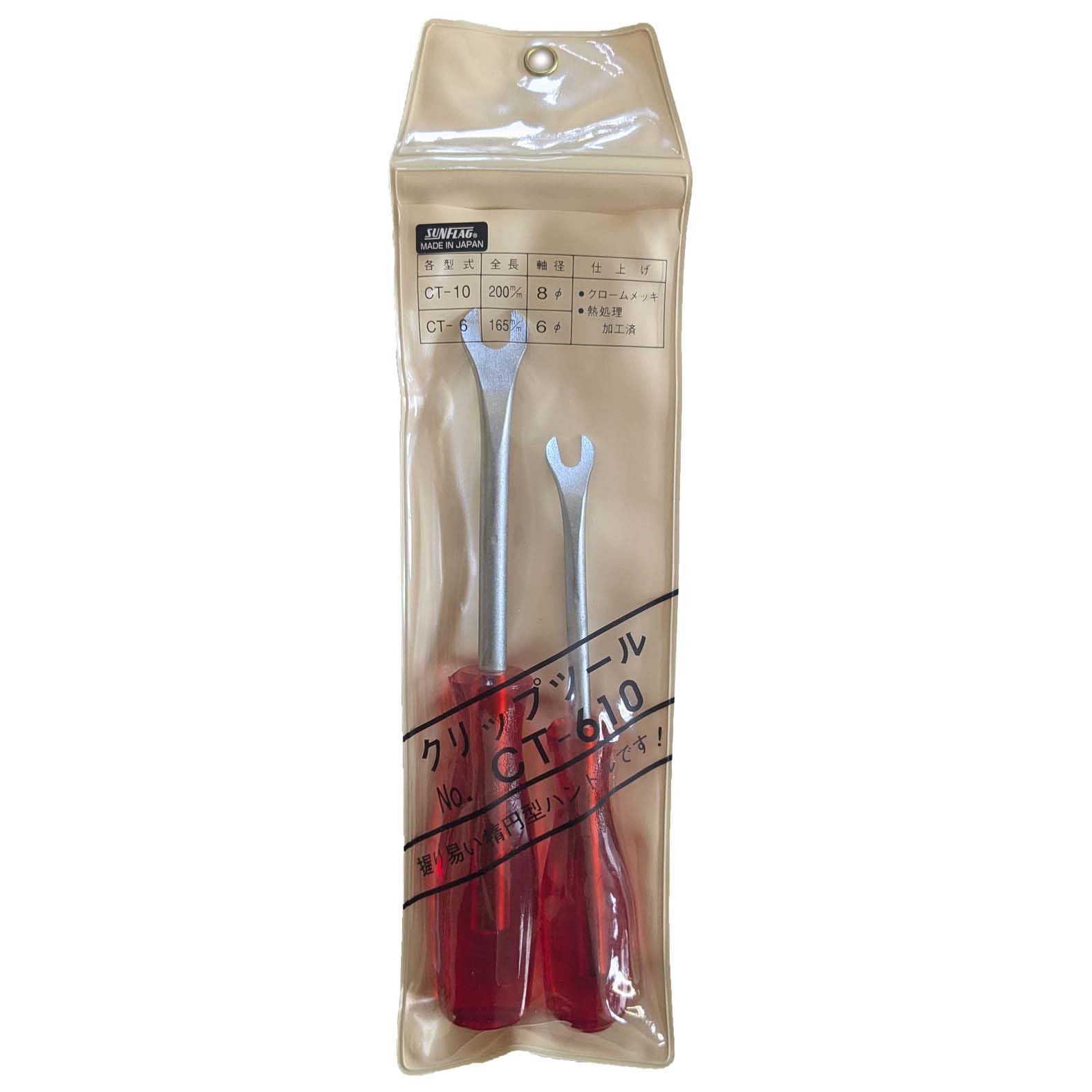 Sunflag CT-610 textured handle close-up for secure non-slip control