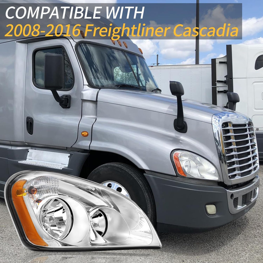 Sunhua headlight held by hand for scale showing full-size fit and easy comparison for buyers
