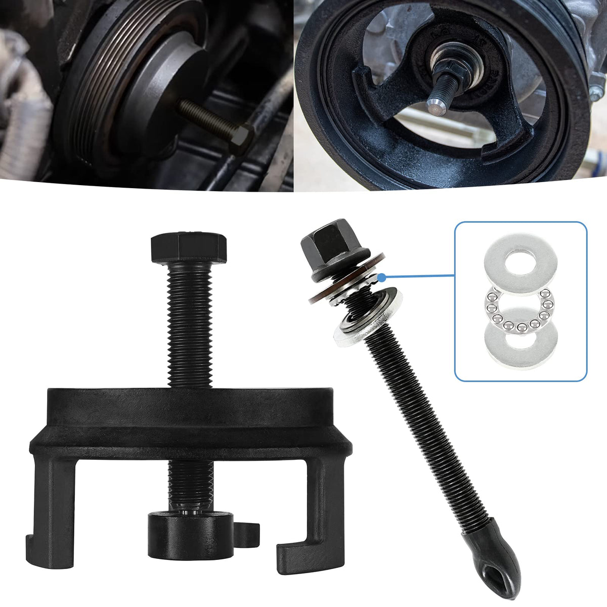 Sunluway front view of puller and installer set showing complete kit and durability