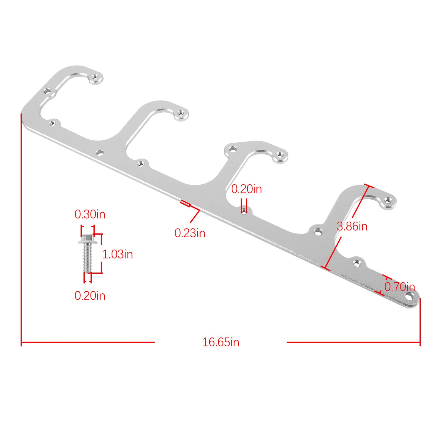 Sunluway product label listing compatible engines for easy fitment reference