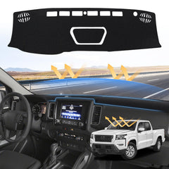 Sunsdrew dash cover front view showing tailored fit and improved cabin look