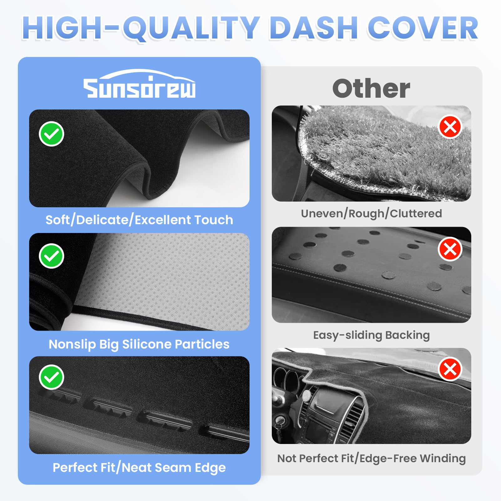 Sunsdrew installed passenger side showing full coverage and dash protection