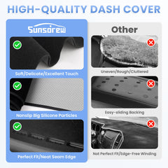 Sunsdrew installed passenger side showing full coverage and dash protection