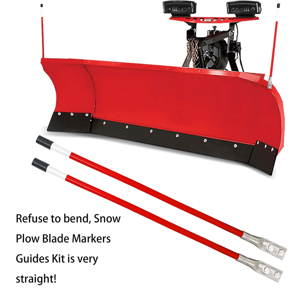SUONE mounted on Boss plow side view showing fit and positioning benefit
