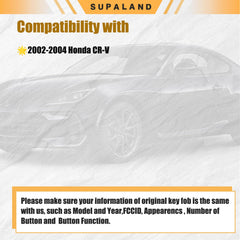 SUPALAND back case open showing pre-installed battery and ready-to-use convenience