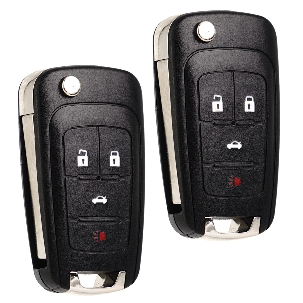 SUPALAND front view of flip key fob showing buttons and logo, easy replacement