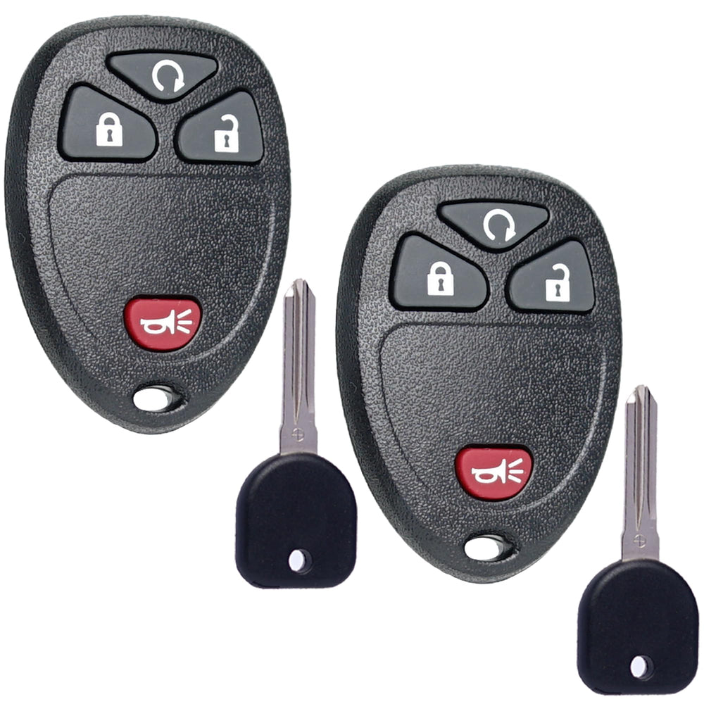 SUPALAND front view of replacement key fob showing buttons and fit, reliable replacement
