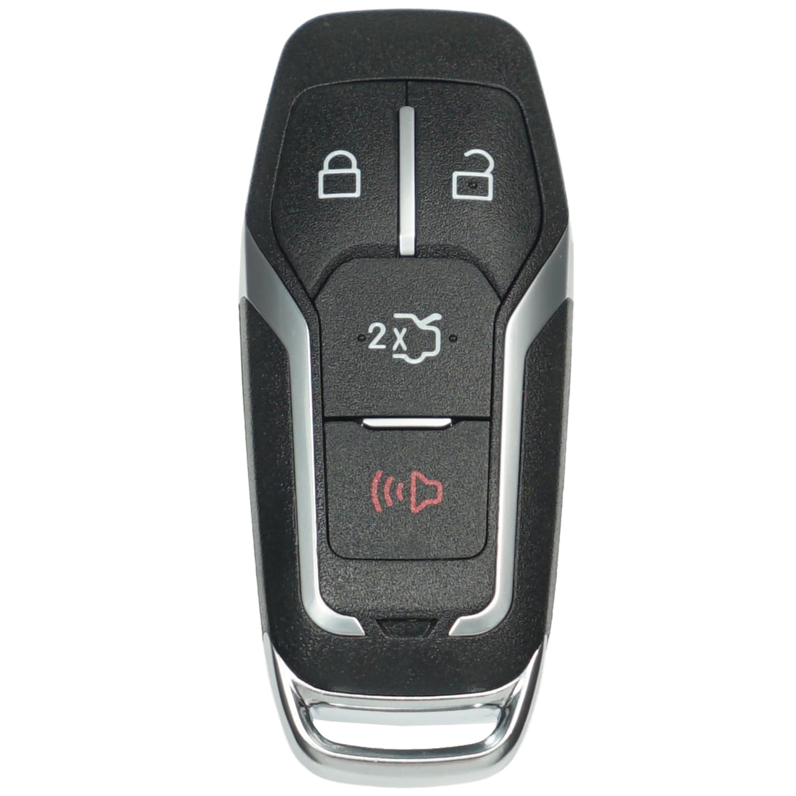 SUPALAND front view of 4-button key fob showing button layout and fit
