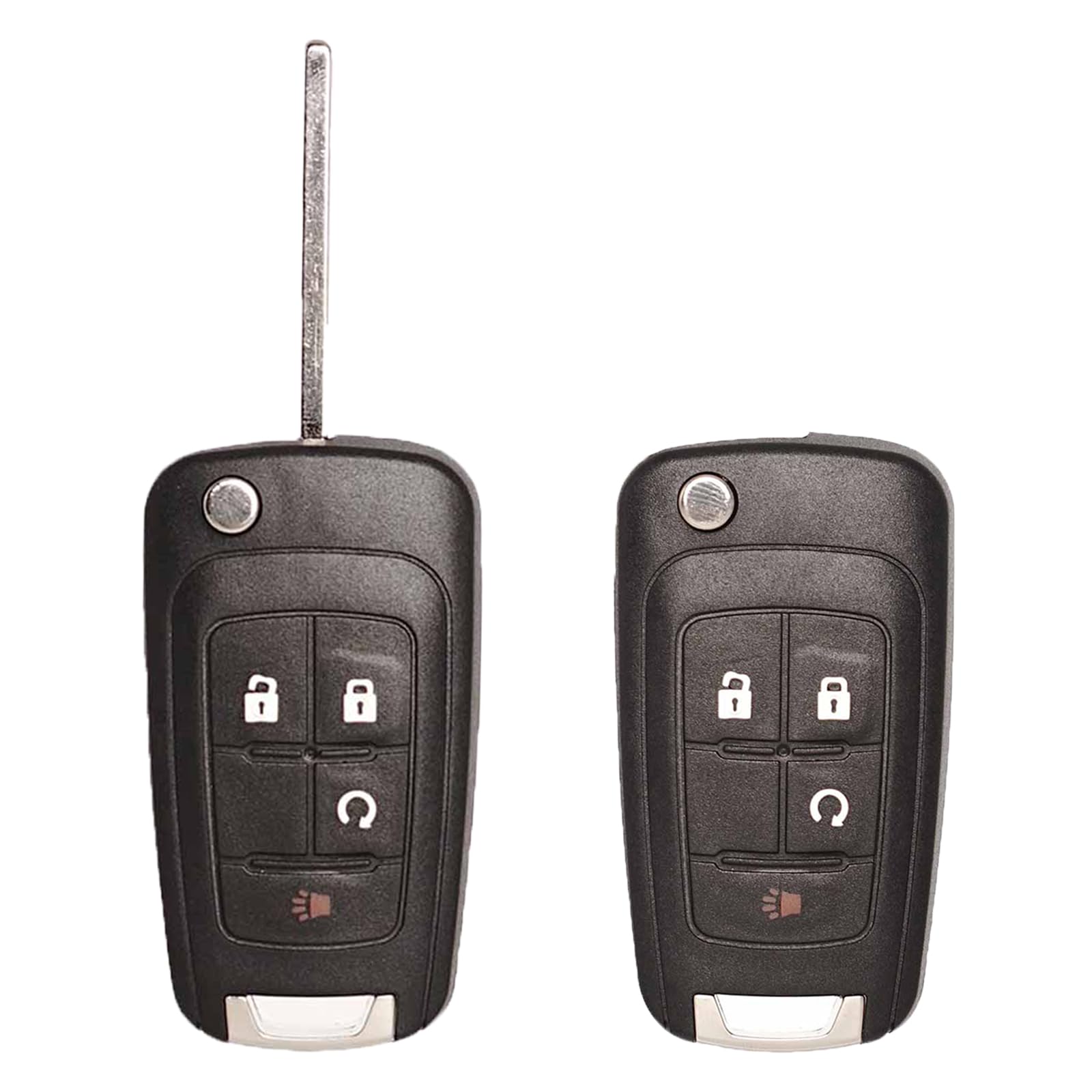 SUPALAND front view remote fob showing buttons and shape for easy replacement
