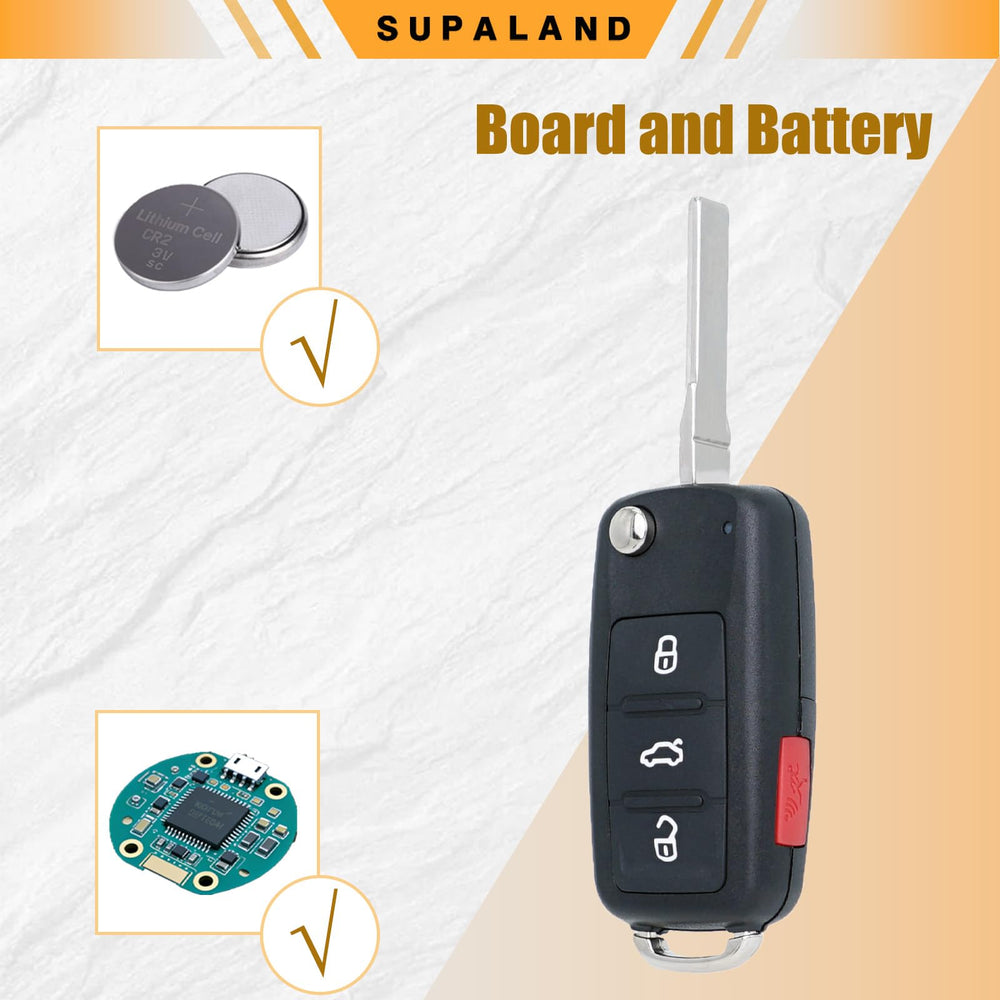 SUPALAND key fob held in hand for scale, demonstrates compact size and portability