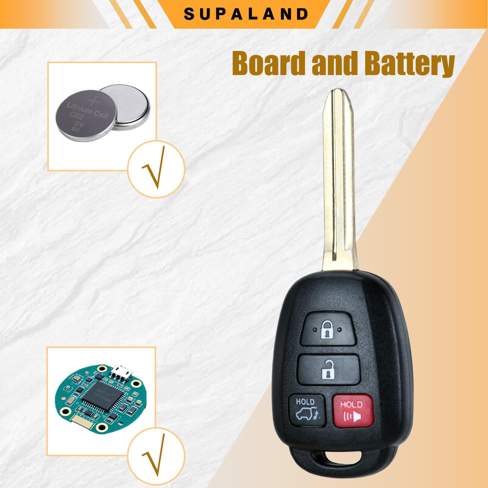 SUPALAND remotes in hand for size comparison showing comfortable grip