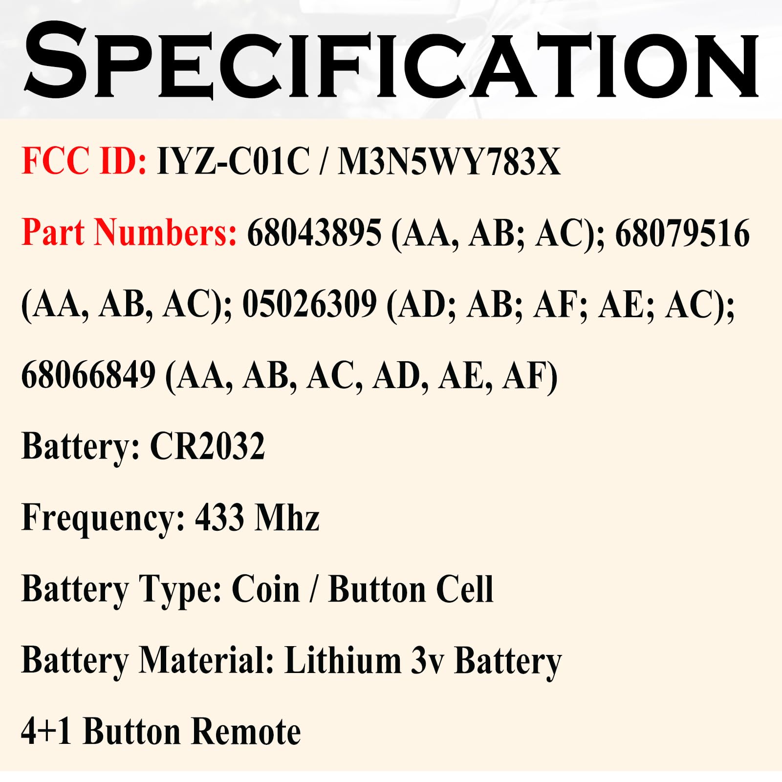 SUPALAND opened fob displaying pre-installed battery and electronics reliability