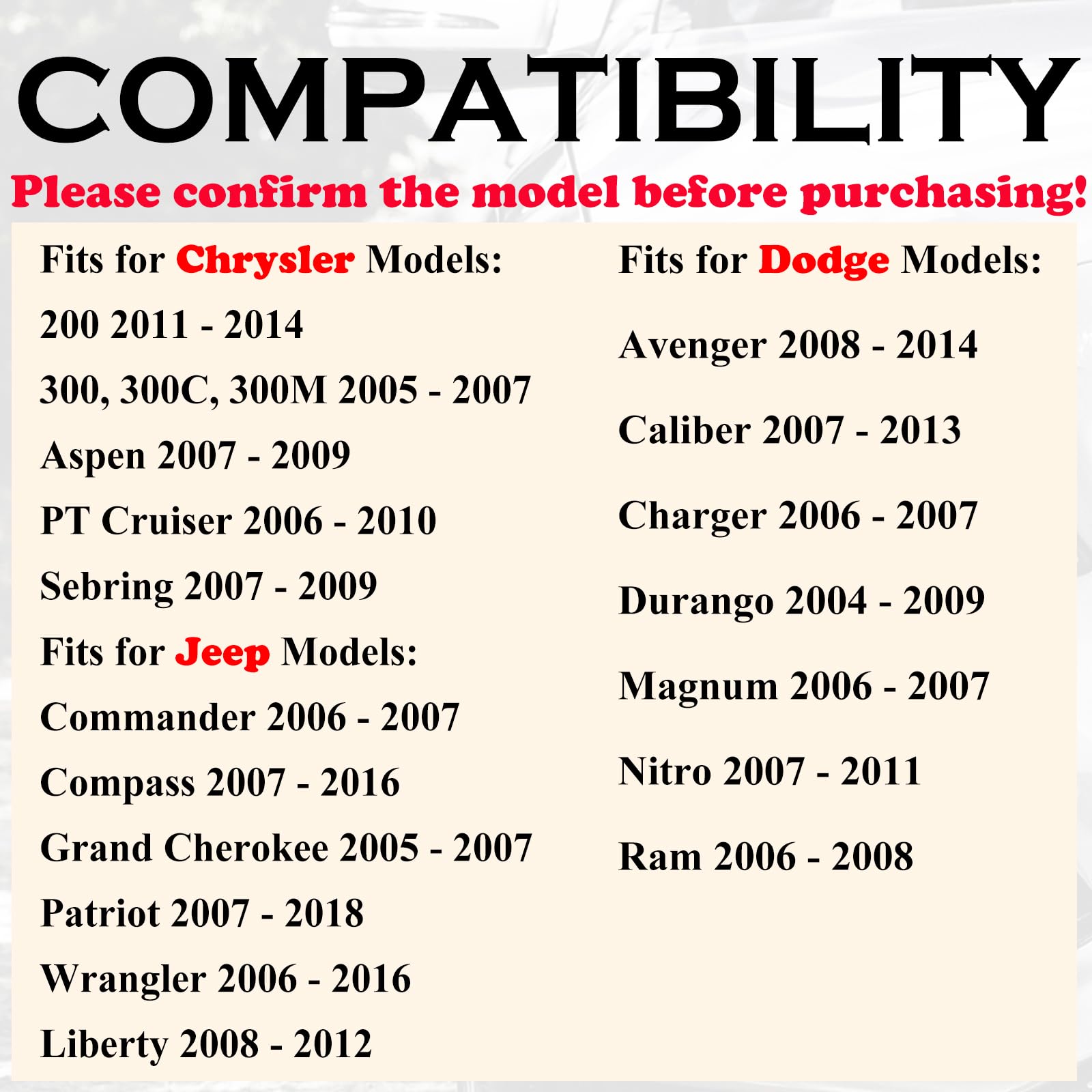 SUPALAND rear label and FCC ID visible, confirms correct vehicle compatibility