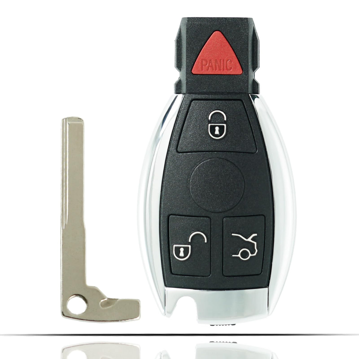 SUPALAND front view of 4-button key fob showing button layout and fit