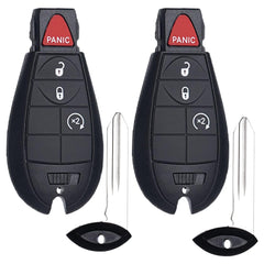 SUPALAND front view of key fob showing buttons and design, clear replacement fit