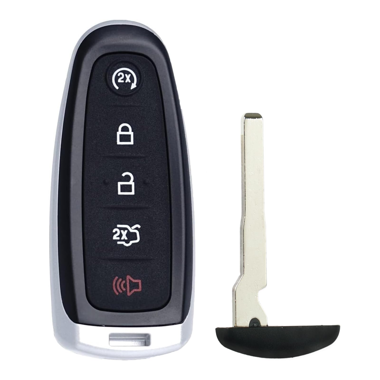 SUPALAND front view of replacement key fob showing button layout and quick identification benefit
