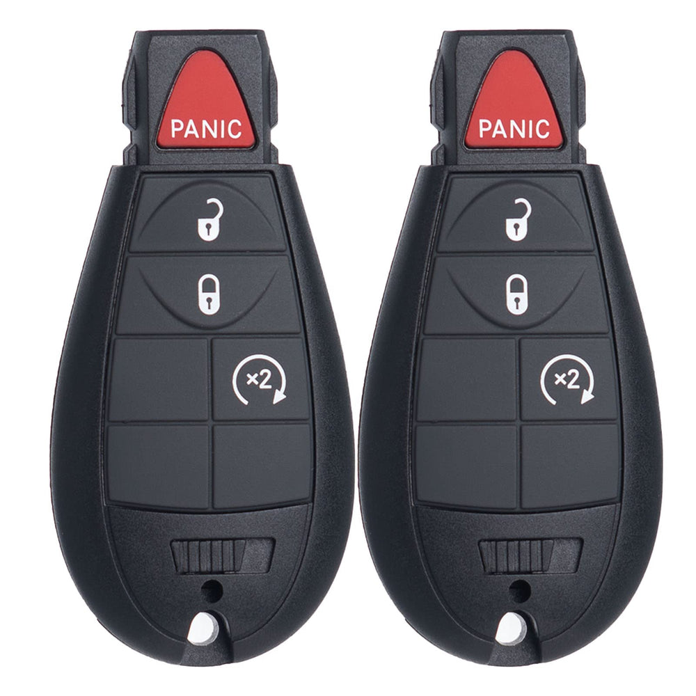 SUPALAND key fob held in hand to show scale and ergonomic button access
