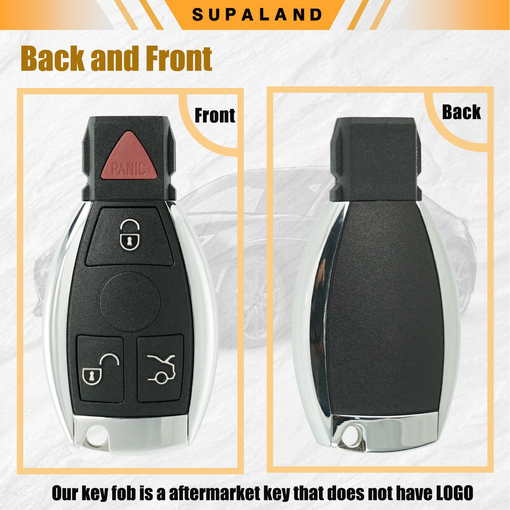 SUPALAND key fob being used at car door illustrating remote locking benefit