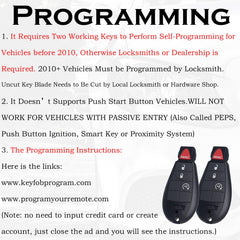 SUPALAND unboxed two-pack of key fobs, ready-to-program replacements included