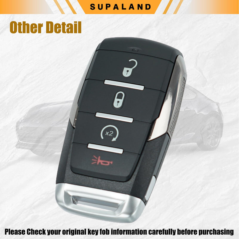 SUPALAND key shell placed on truck console showing refreshed appearance and convenience