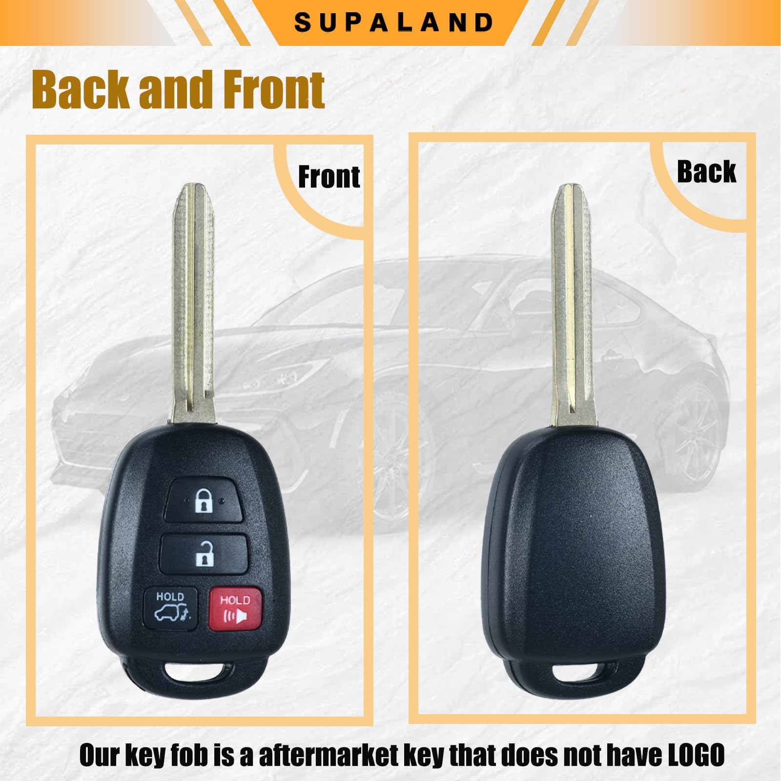 SUPALAND retail packaging with two fobs highlighting complete twin set
