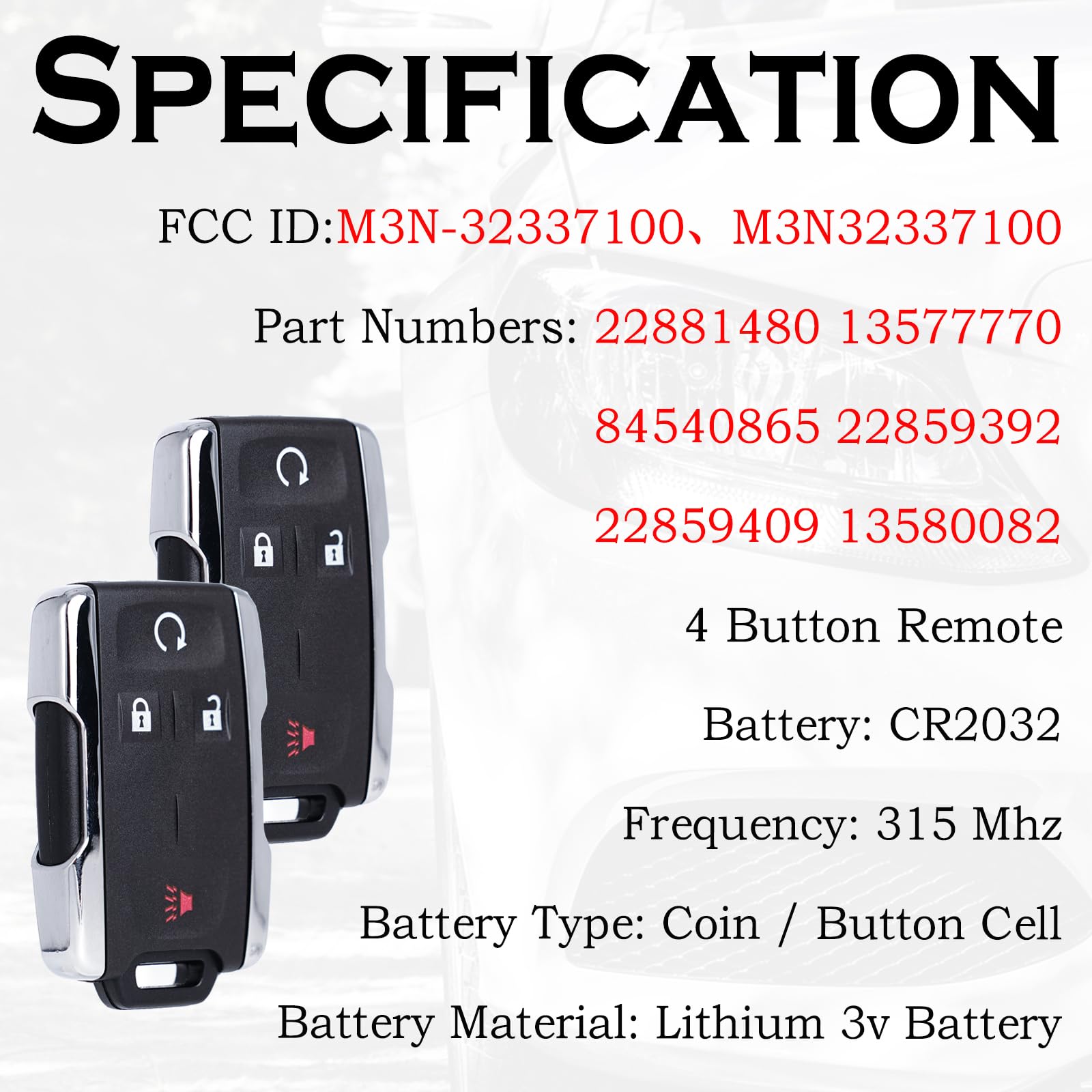 SUPALAND close-up of buttons and FCC label for clear compatibility verification