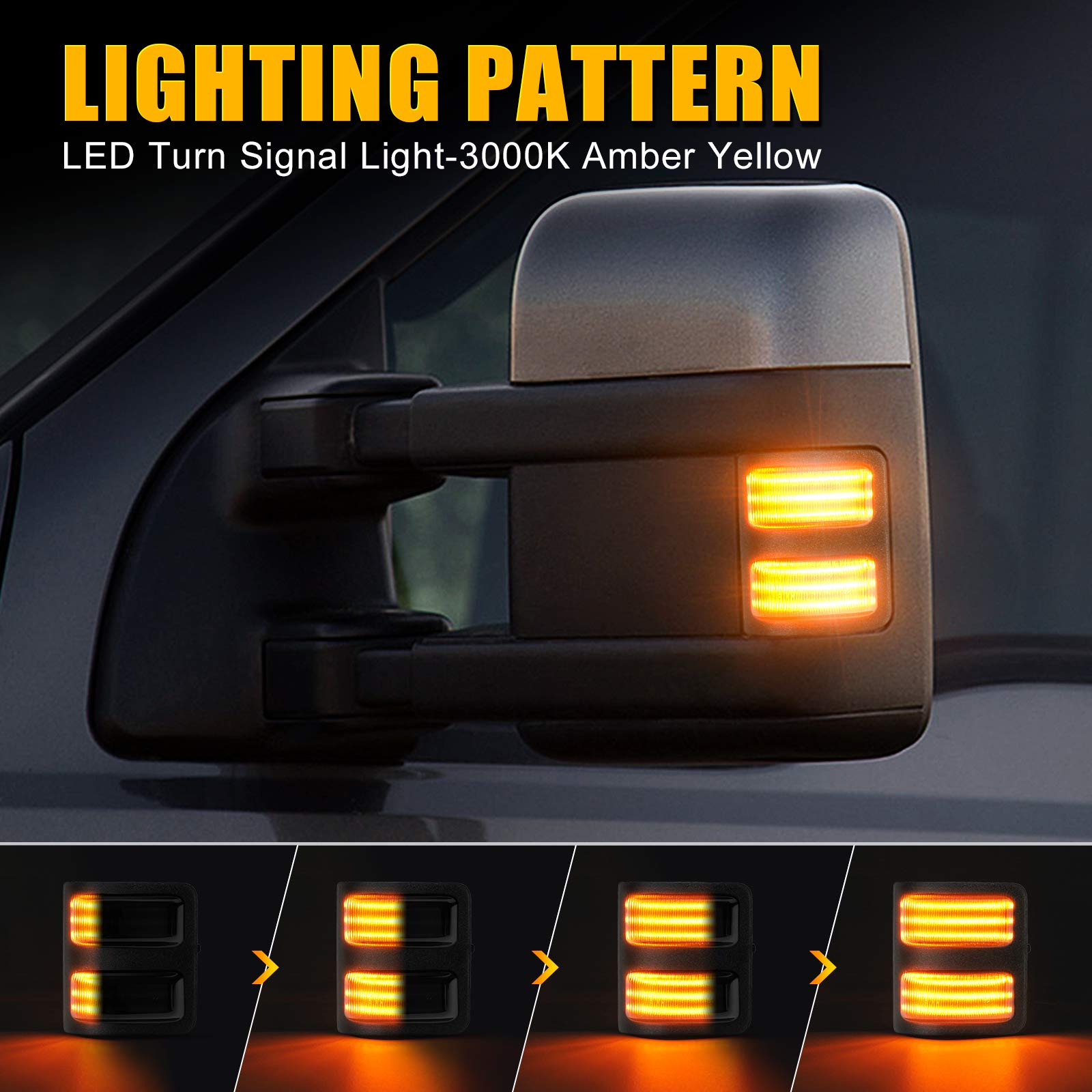SUPAREE installed on Ford mirror demonstrating improved visibility while driving