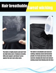 Supeniu doo rag worn under a motorcycle helmet providing sweat control and stable fit