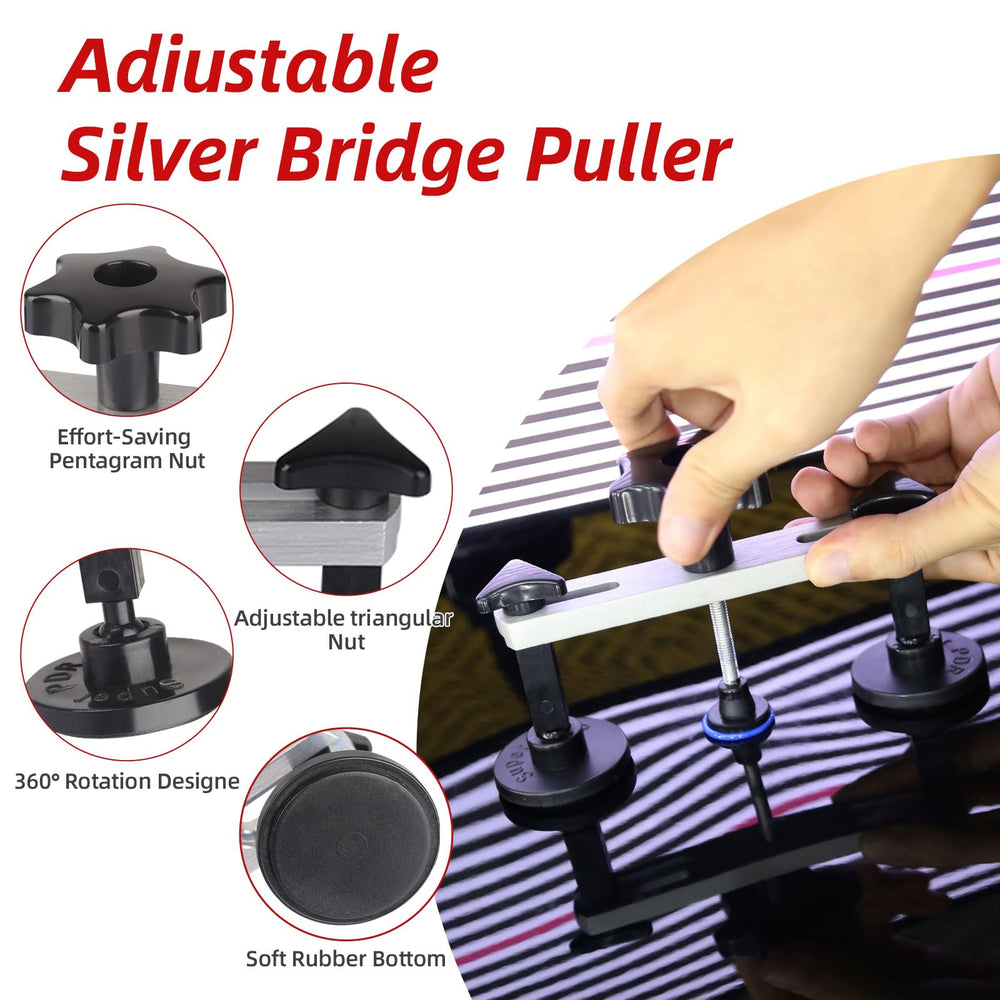 Super PDR suction cups array offering multiple sizes for varied dents